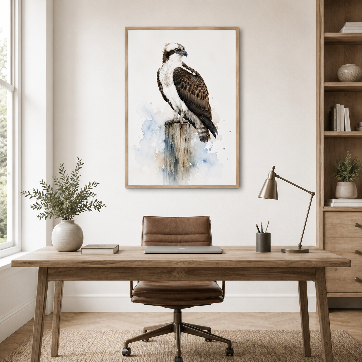 Eastern Osprey Watercolour Wall Art Print - Image 7